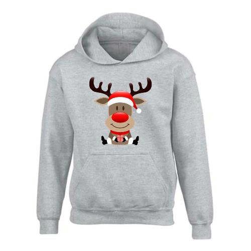 Kids XMS2 \"Sitting Reindeer\" CustomPX Hoodie