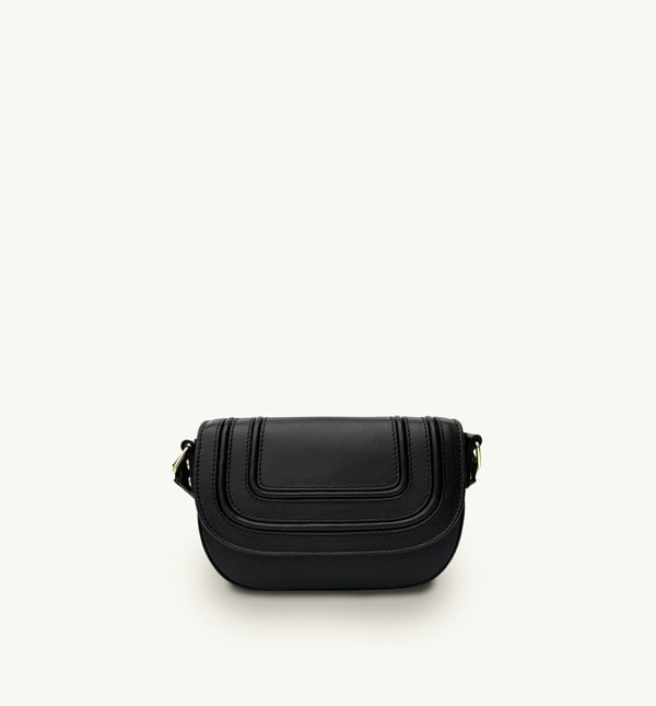 Apatchy London The Mimi Black Leather Bag