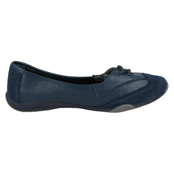 Down to Earth Ladies Down To Earth Flat Comfort Ballerinas
