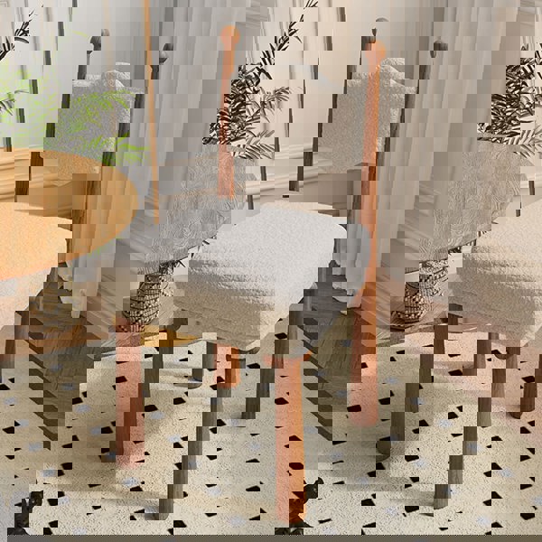 Tessa Dining Chair, Boucle-Weilai Concept-Weilai Concept