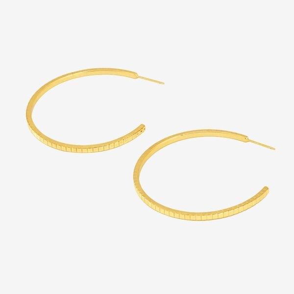 Uchi & Soto Shikaku Gold Hoop Earrings