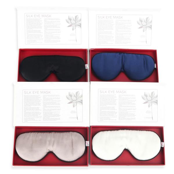 White Lotus Beauty 100% Mulberry Silk Eye Mask Cruelty Free