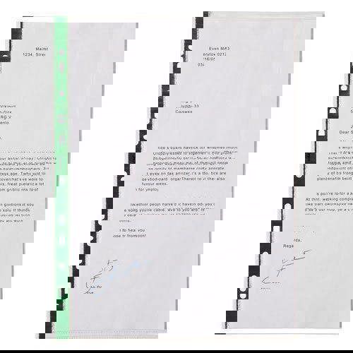 KAV - 300 pcs/Sheets of Green Stripe Heavy Duty High Quality Punched Punch Pocket Polypropylene Top