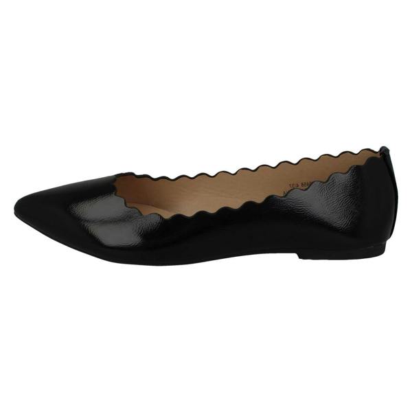 Spot On Ladies Spot On Flat Pointed Toe Ballerinas F80458