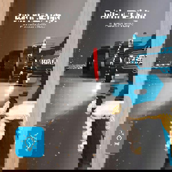 Traderight 96 in 1 Cordless Electric Drill Set Driver Screwdriver Rechargeable