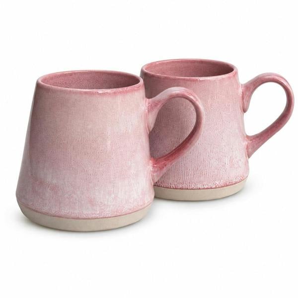Pink Ceramic Coffee Mugs