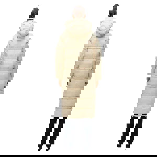 Vero Moda Womens/Ladies Elanor Laurie Long Length Padded Jacket - Oatmeal - 