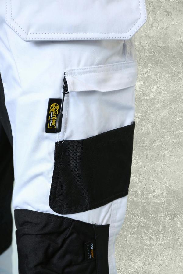 Atomic Workwear Slim Fit Stretch Painters Trouser - Hi-Vis Trousers