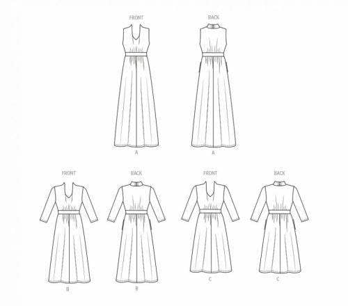 Butterick Sewing Pattern 6940, Dresses for Women, D5 (4-6-8-10-12) - Intermediate
