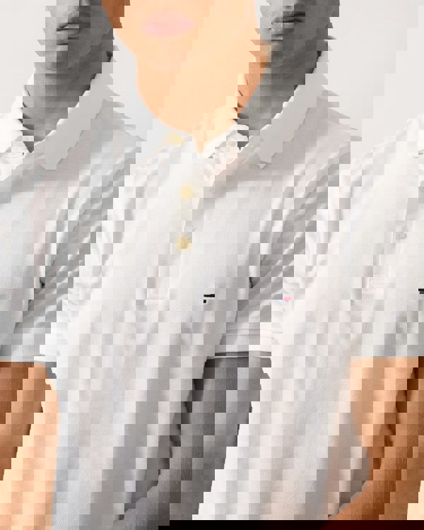 Tommy Hilfiger Core 1985 Slim Mens Polo Shirt - White