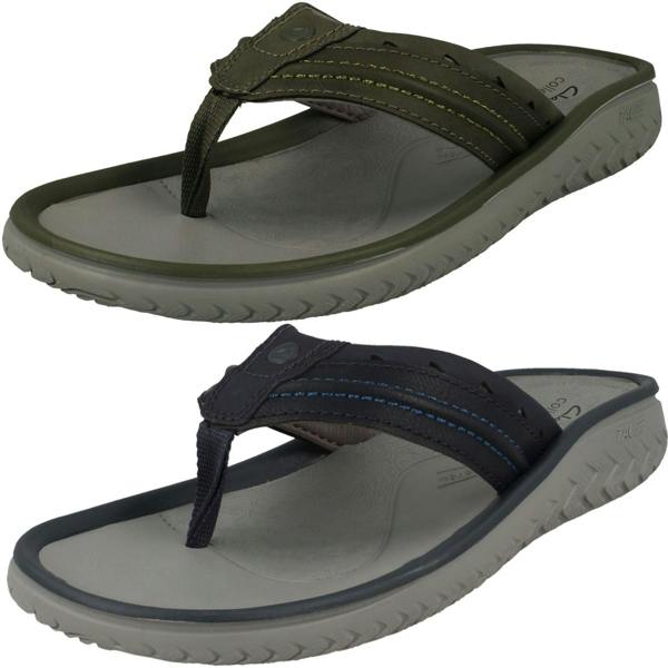 Clarks Mens Clarks TAC System Toe Post Sandals Wesley Post