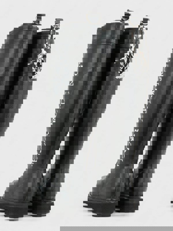 Off-White Logo Wellington Boots "For Riding" Black