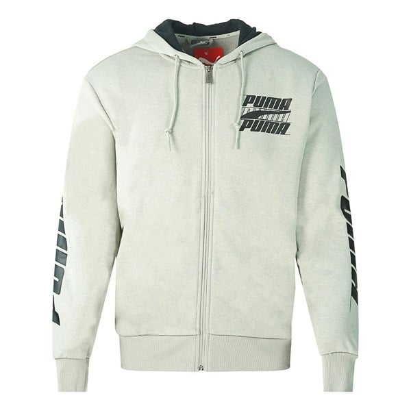 Puma Rebel Bold Zip Hoodie - Grey