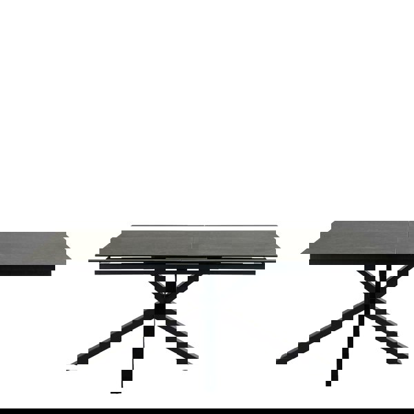 Furniture To Go Heaven Extendable Dining Table with Ceramic Black Top 200cm
