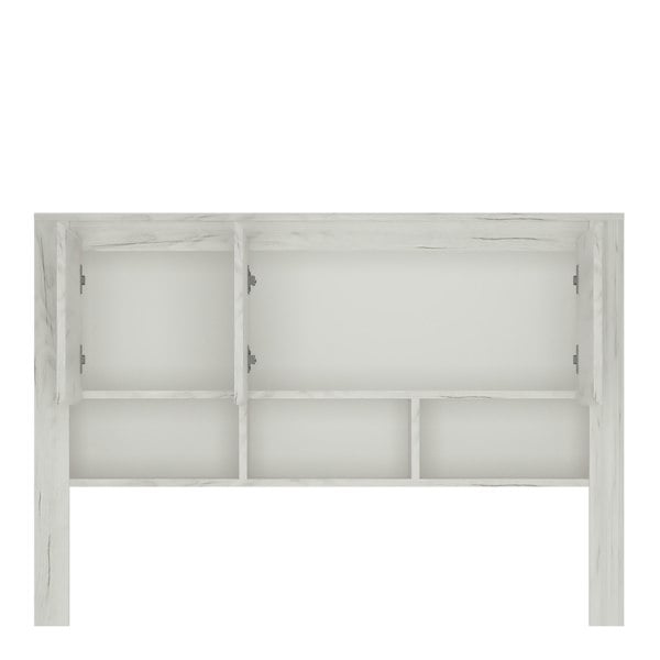 Furniture To Go Angel Top Unit for Desk in White Craft Oak