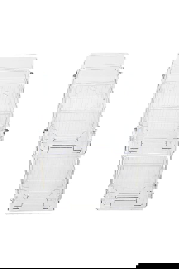 Living and Home 2-Tier Clear Storage Organizer Spice Rack with Pull-out Drawer for Kitchen & Bathroom