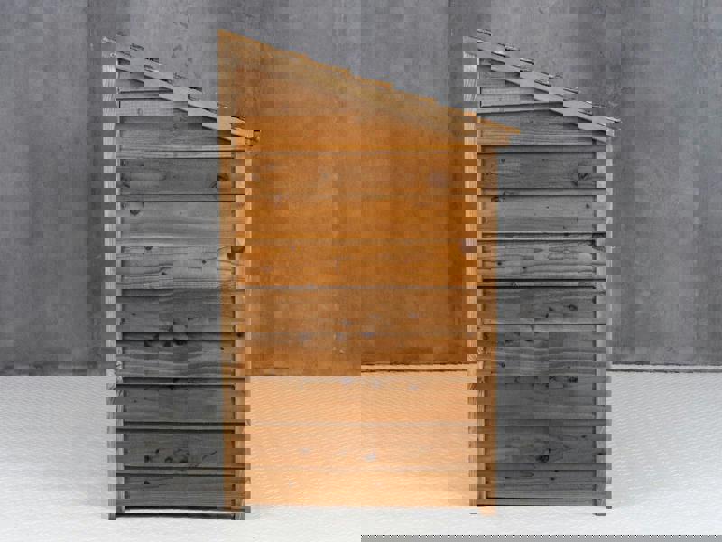 Arbor Garden Solutions Wooden Log Store (W-119cm, H-118cm, D-71cm) - Brown Finish