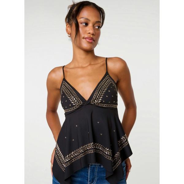 Pink Vanilla Embellished Cami Top