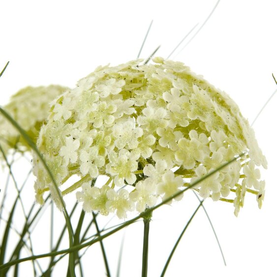 Wyld Haus Artificial Flowers 70cm White Allium Plant (no pot included)