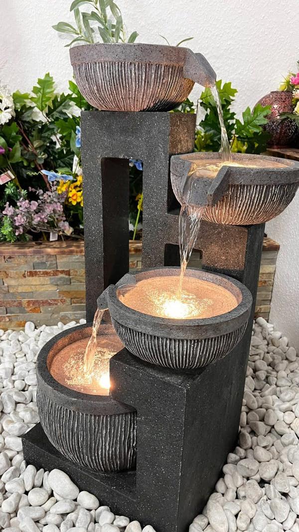 Tranquillity Water Features Mirage Cascade Contemporary Water Feature