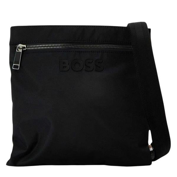 Boss Catch 3.0 Embossed Nylon Crossbody Bag - Dark Blue - 