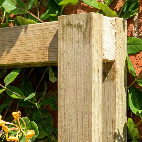 5 pack trellis flat top privacy square [w.6ft x h.0.5ft] 1