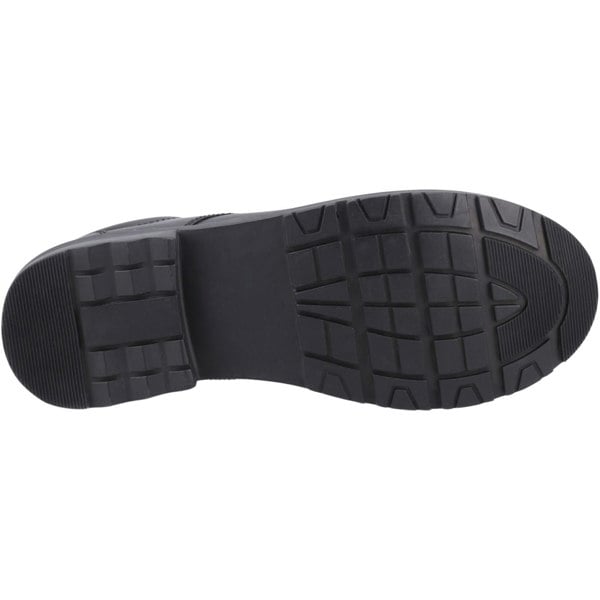 Hush Puppies Bruno Senior Leather Boys's Black Derby Shoes