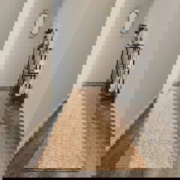 The Rugs Handwoven Natural Jute Rug - Eco-Friendly & Unique