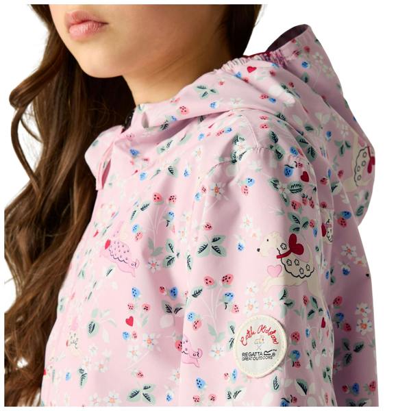 Cath Kidston Girls Puppy Waterproof Jacket - Pink - 