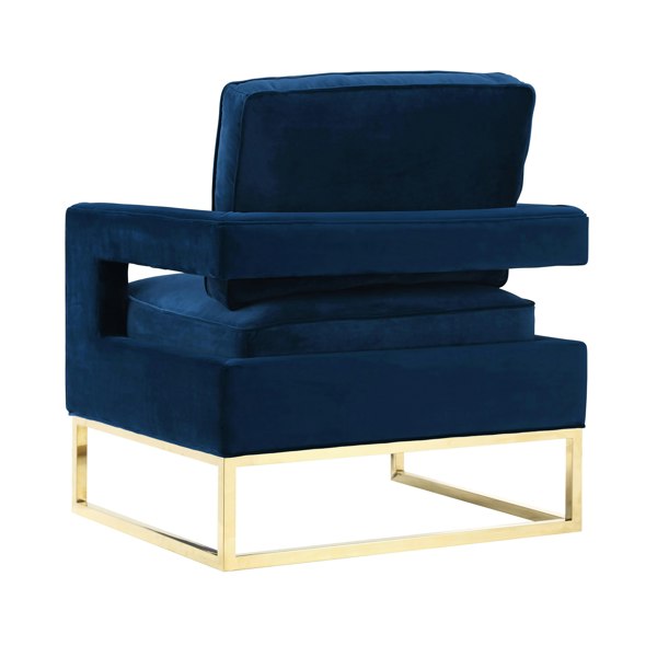 Furniture Edit Avery Navy Velvet Chair