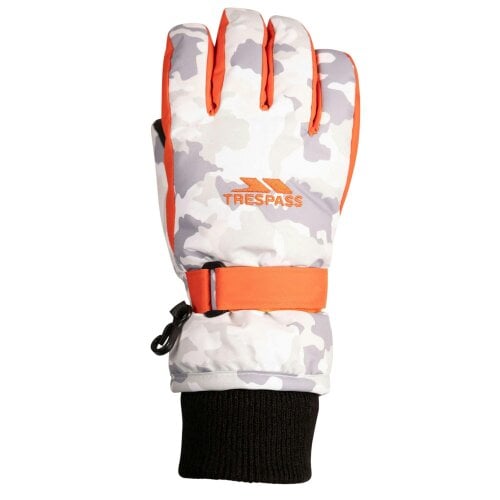 Trespass Kids Laggan Camo Winter Gloves - Grey