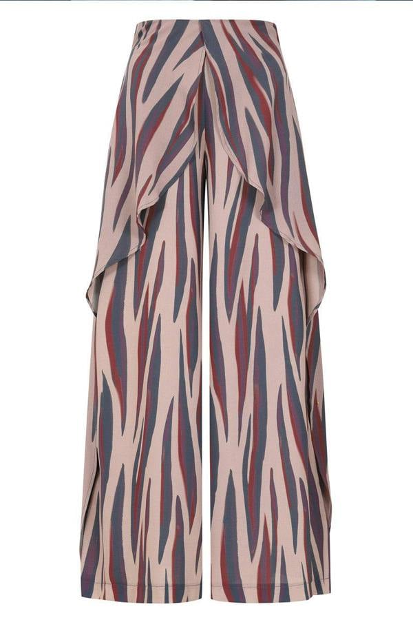 HotSquash Palazzo Pants with Side Frill
