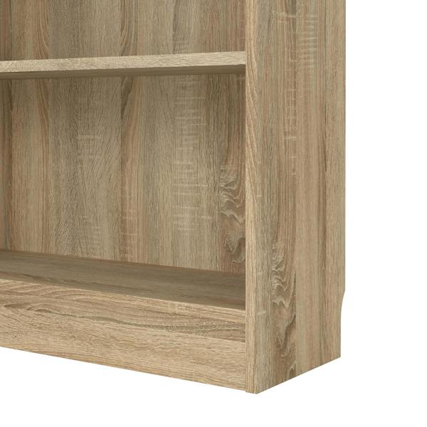Furniture To Go Basic Tall Wide (4 Shelves) 4 Door Combination Unit in Oak