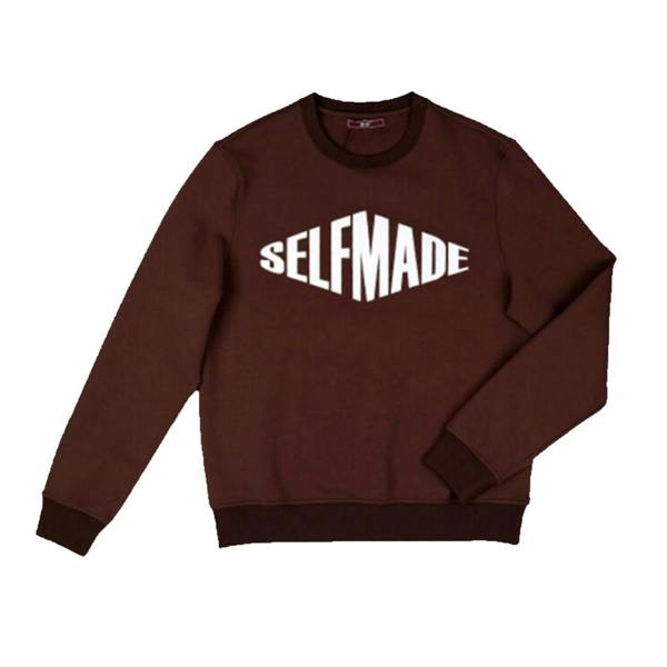 David WeJ Self Made Crew Neck Sweatshirt - Brown