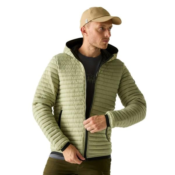 Regatta Mens Rigain Padded Jacket - Light Sage - 