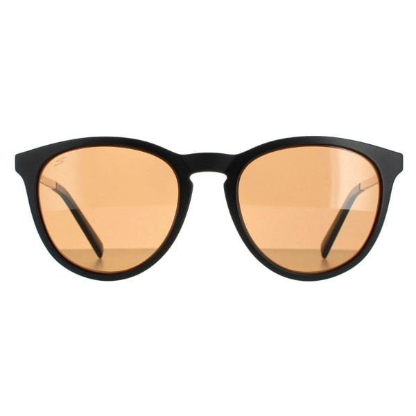 Serengeti Sunglasses Brawley SS556002 Matte Black Saturn Polarized Drivers Brown