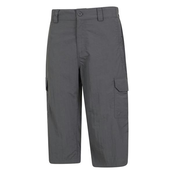 Mountain Warehouse Mens Explore 3/4 Shorts - Grey - 