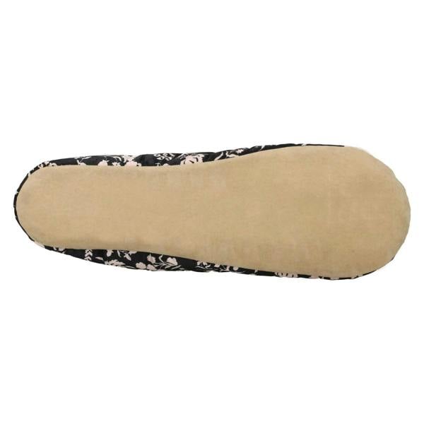 Spot On Ladies Spot On Flower Print Slippers