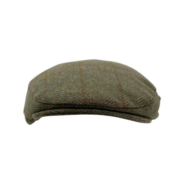Carlyle Heath & Co. Carlyle Heath Wool Box Check Flat Cap