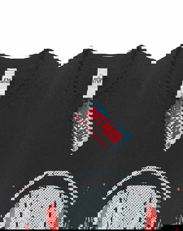 Marvel Mens Black Ant-Man Short Sleeved T-Shirt