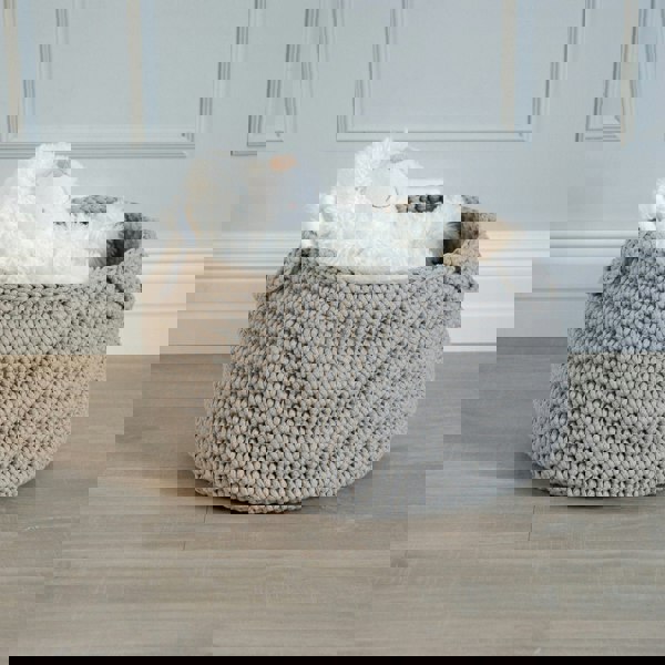 Medium cotton basket BEIGE - Zuri House