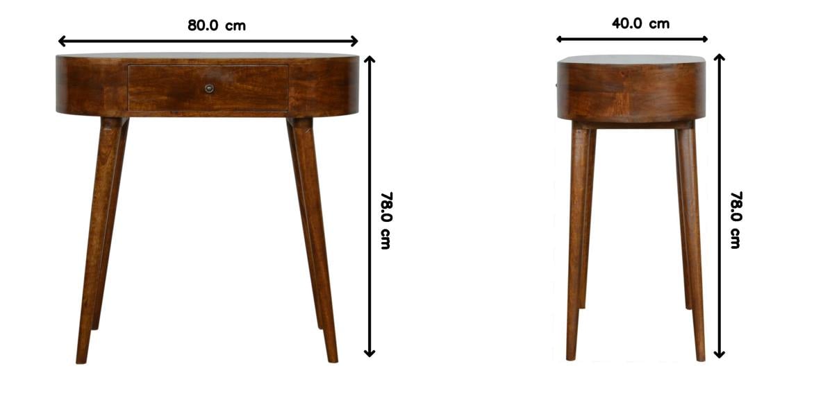 Artisan Furniture Solid Mango Wood Albion Chestnut Console