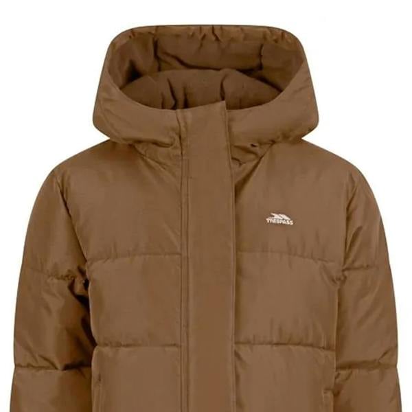 Trespass Childrens/Kids Northridge Long Length Padded Jacket - Brownie - 