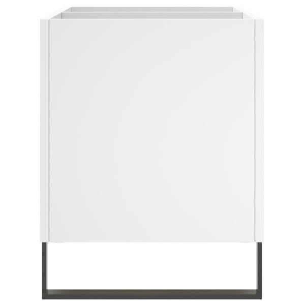 Berkfield Record Cabinet White 74.5x38x48 cm Engineered Wood
