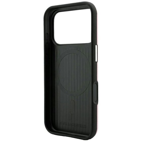 Karl Lagerfeld Smooth Choupette Bodies Sketch Case with MagSafe for iPhone 17/18 Pro Max 6.9" Pink - KLHMP18X6PWCIKDP
