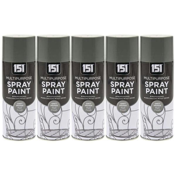 151 5X 151 Grey Primer Spray Paint 400ml