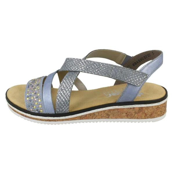 Rieker Ladies Rieker Wedge Heeled Sandals V3663