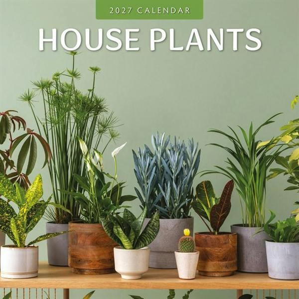 House Plants Calendar 2027, Wall Calendars, Month To View, Lifestyle, Gift