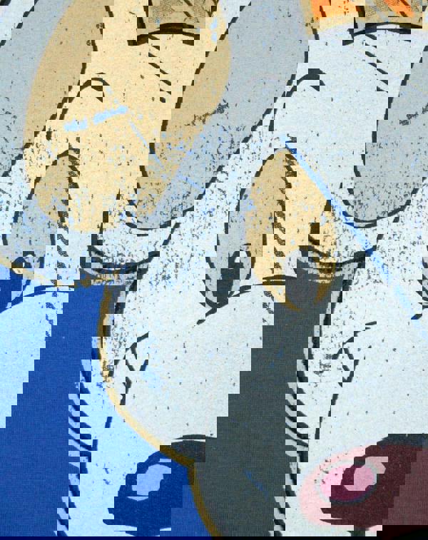 Danger Mouse Mens Blue Character Short Sleeved T-Shirt