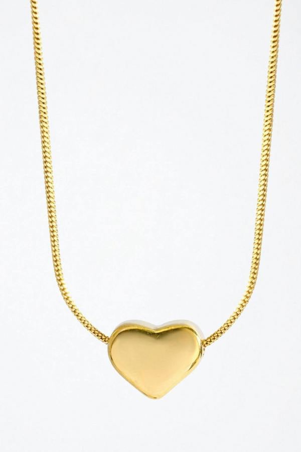 Gold Plated Love Heart Necklace